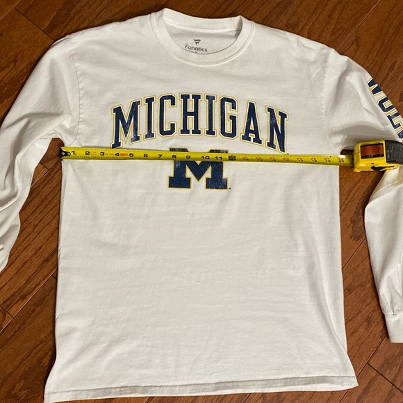 Fanatics Michigan University unisex longsleeves t-shirt- size Medium - Picture 5 of 8